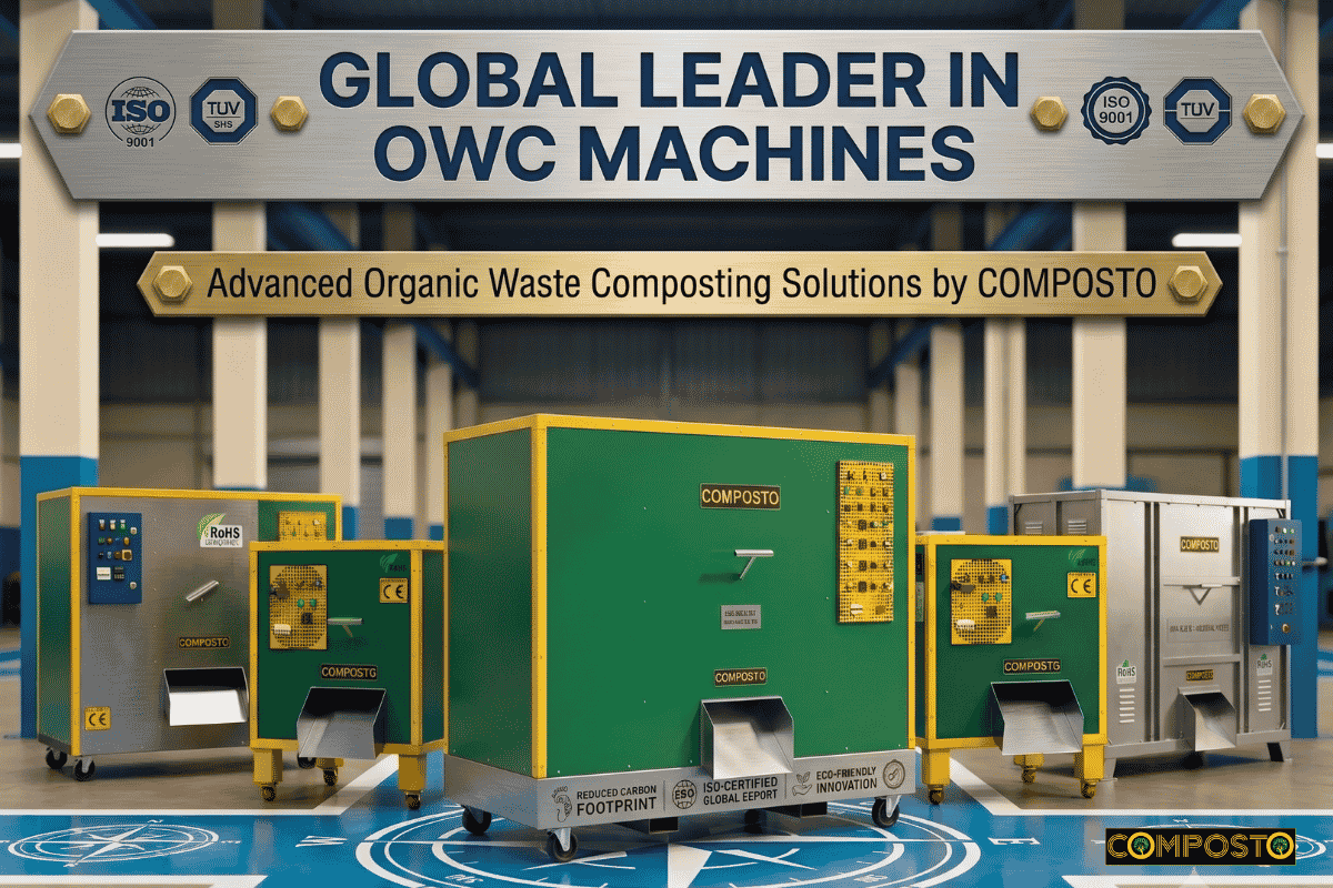 COMPOSTO fully automatic compost machines — industrial range