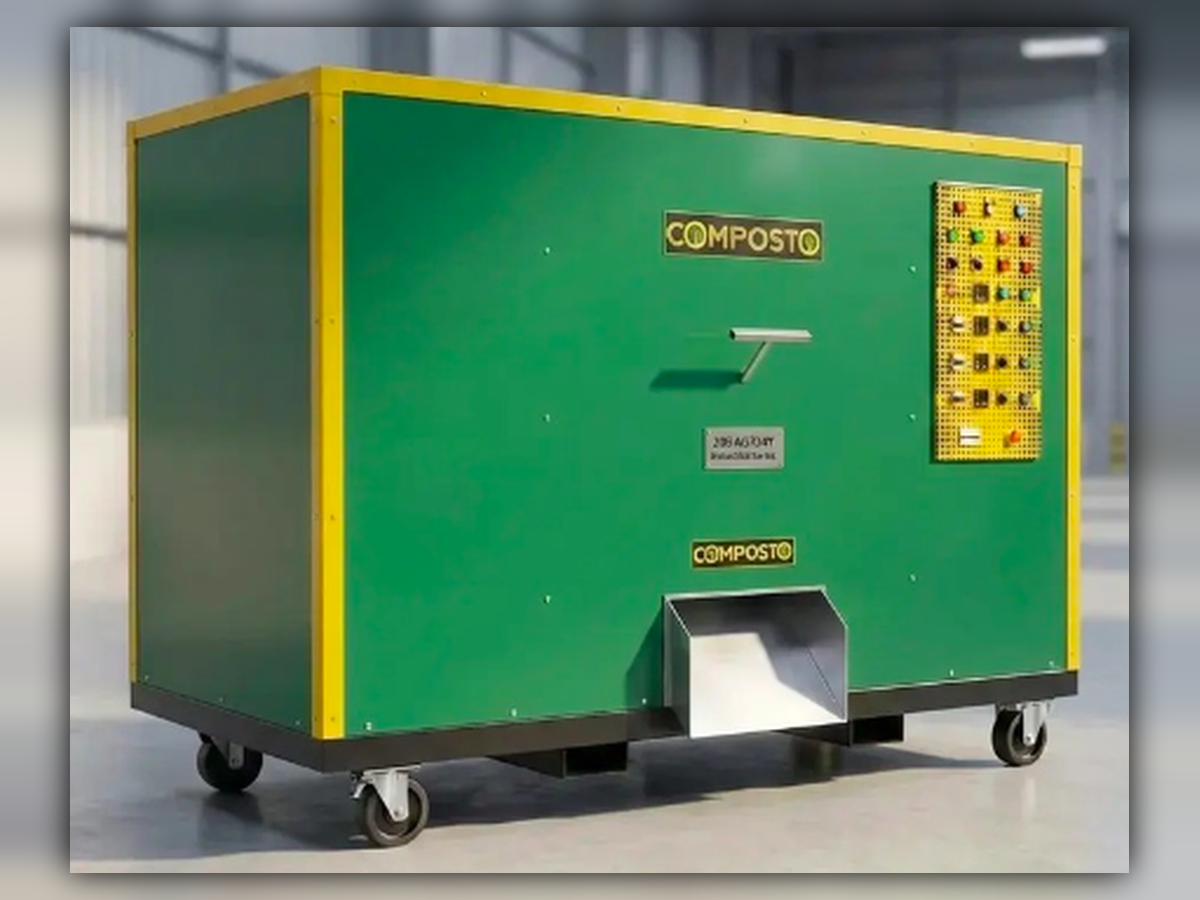 COMPOSTO 100 Kg per day compost machine