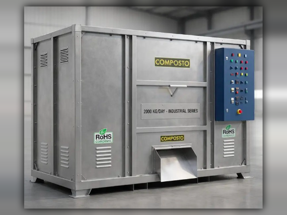 COMPOSTO large-scale turnkey waste processing plant