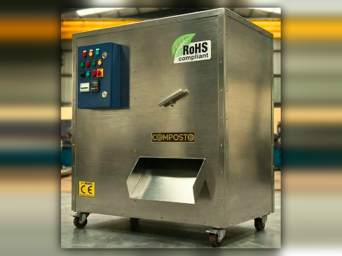 COMPOSTO SMART 50 — 50 Kg per day compost machine for housing societies