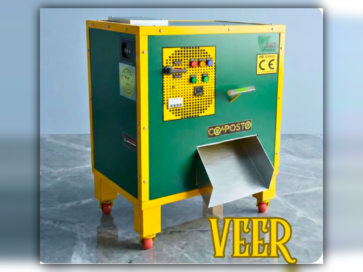 COMPOSTO VEER — 10 to 25 Kg per day compost machine for homes and small societies